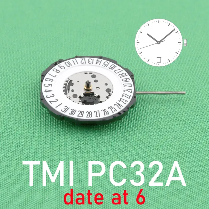 Mouvement de montre à quartz SeATM PC32