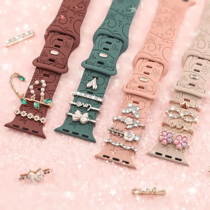 Breloques pour bracelet de montre Apple série 9 8 7 6 5 4 SE 38 42 49 41 45 44 mm