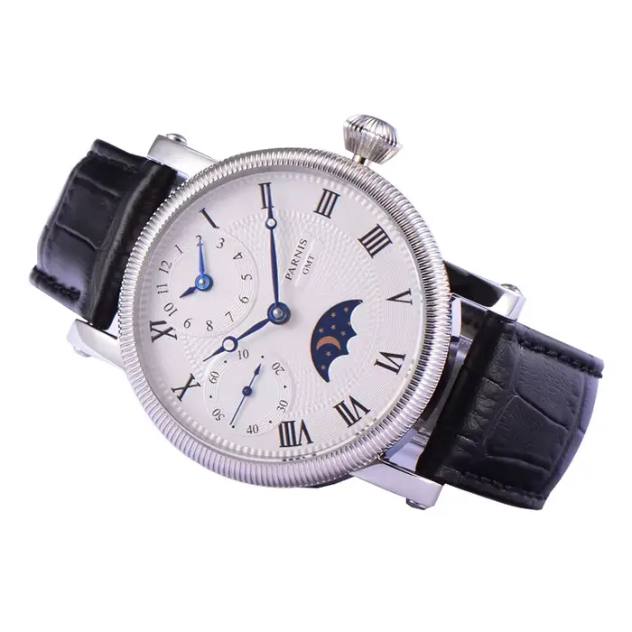 Montre-bracelet mécanique à remontage manuel pour homme