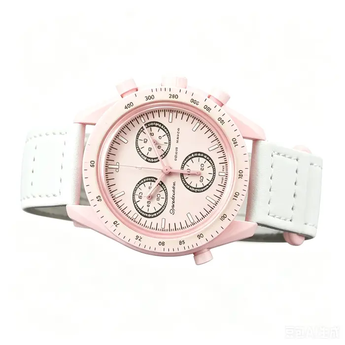 Nouvelle Montre Chronographe à Cadran Céleste 2026 Unisexe avec Aiguilles Lumineuses Lune et Mercure pour Hommes et Femmes