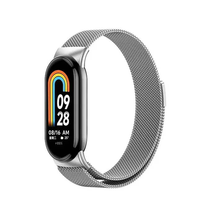 Boucle milanaise pour Xiaomi Mi Band 8 9 10 Bracelet Version mondiale accessoires Smartwatch