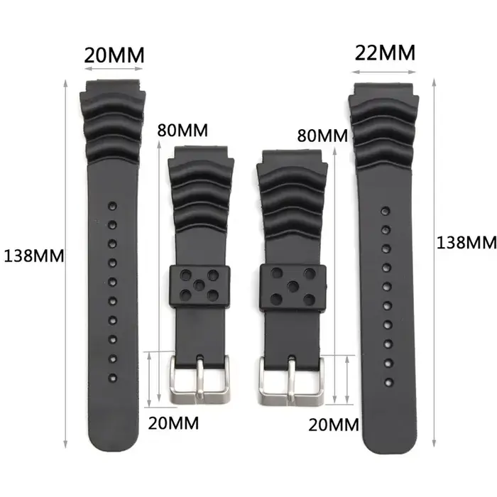 Bracelet de poignet pour Seiko 20mm 22mm 24mm