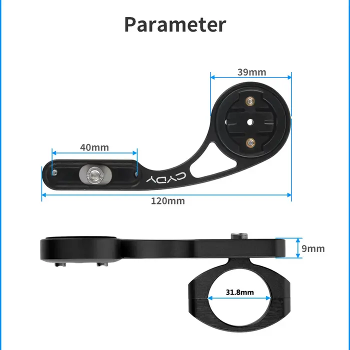 Support de vélo CYDY MTB pour ordinateur de bord Garmin Edge 130 520 820