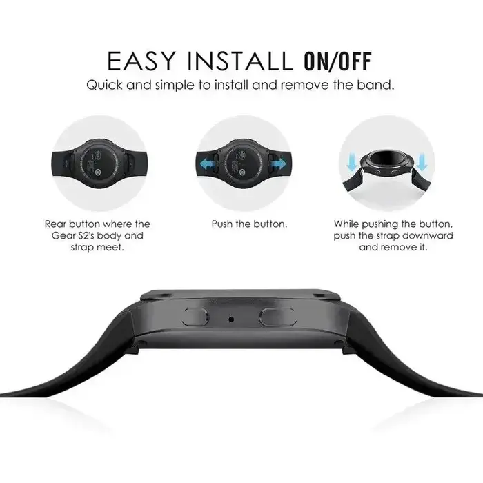 Bracelet de Sport pour Samsung Galaxy Gear S2 R720 R730
