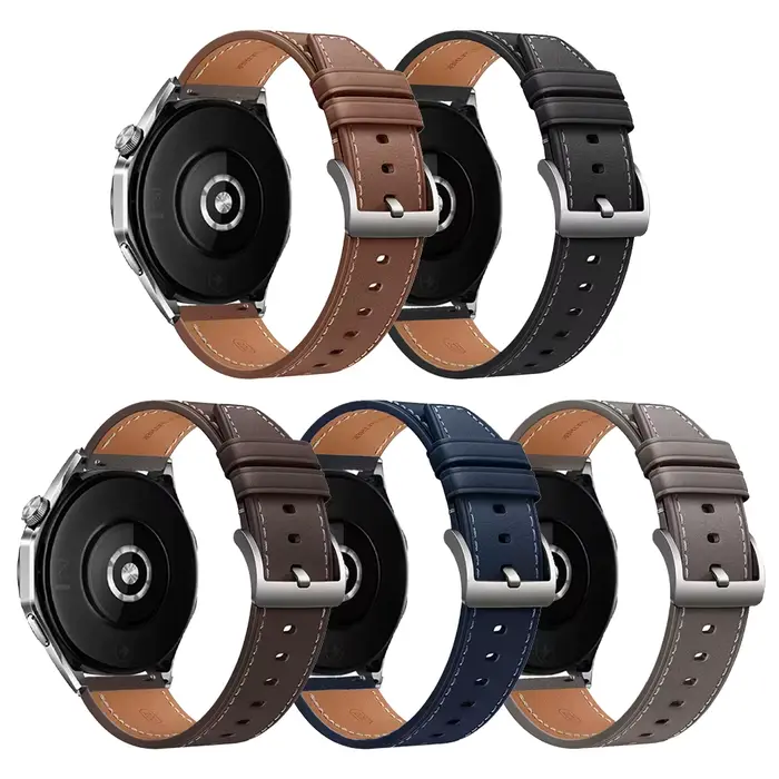 Bracelet en cuir souple de 20 à 22mm