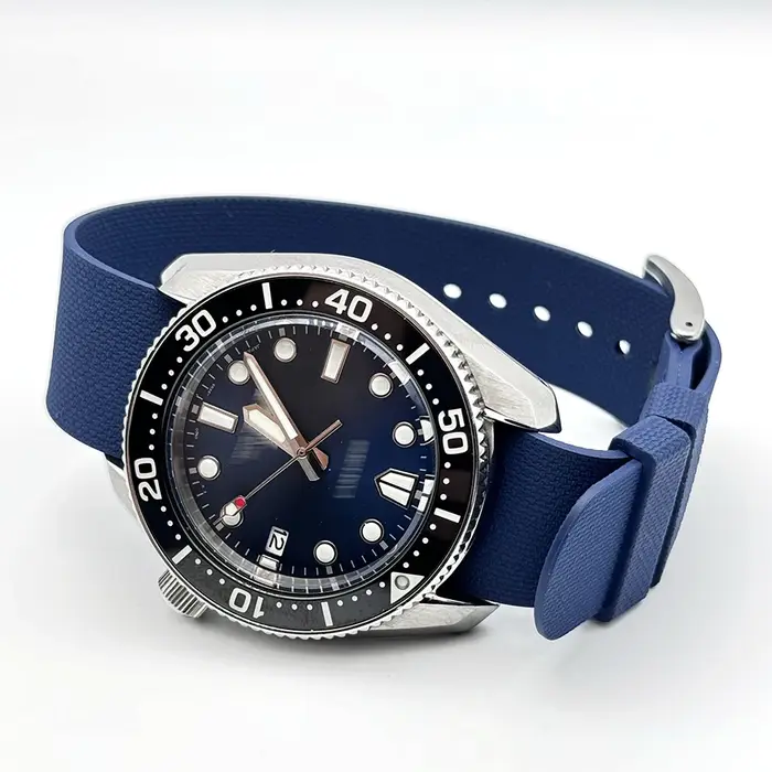 Nouveau bracelet de montre sport en caoutchouc FKM