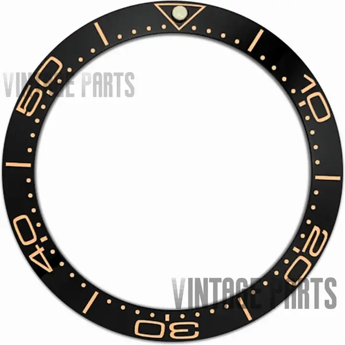 Insert de lunette en céramique Sea Master 300, 39.5Mm, adapté à la montre omega