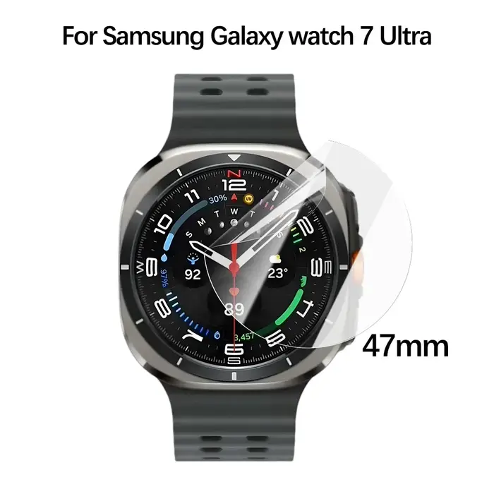 Film de protection Hydrogel souple pour Samsung Galaxy Watch 7, 40mm 44mm, montre 7 Ultra 47mm, acce