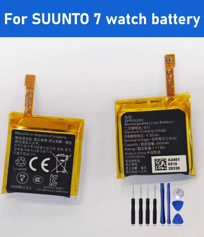 2025 AN EOTABACC 100% nouvelle batterie d'origine APP00289 pour SUUNTO 7 montre