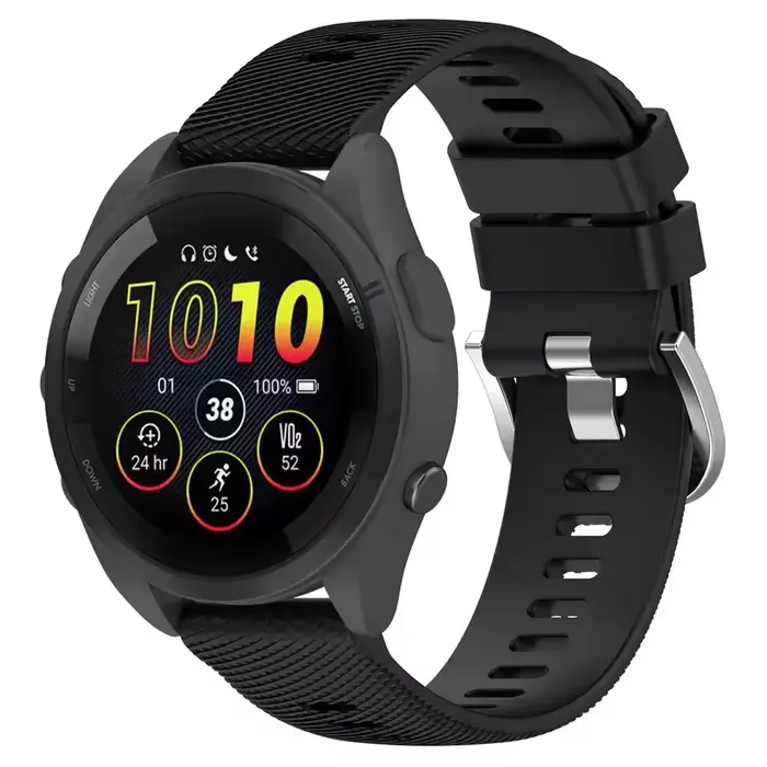 Bracelet en silicone pour Garmin Forerunner 255S 265S, bracelet de remplacement pour Forerunner 255 