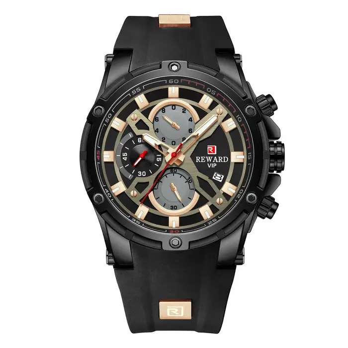 Montre-bracelet de sport à quartz de luxe pour homme