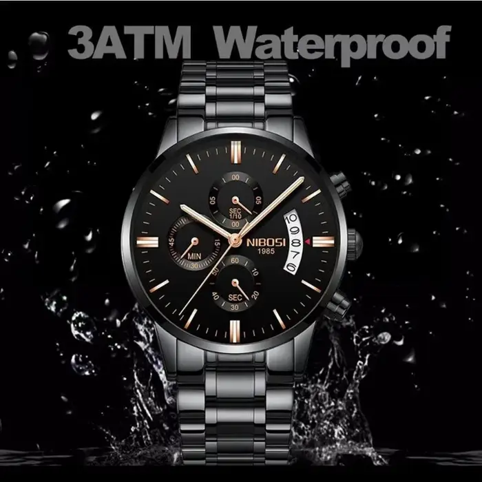 NIBOSI Relogio Masculino luxe hommes montres haut de gamme