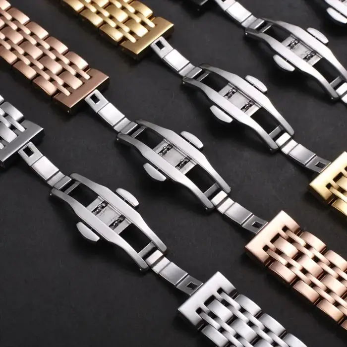 Bracelet de montre en acier inoxydable massif