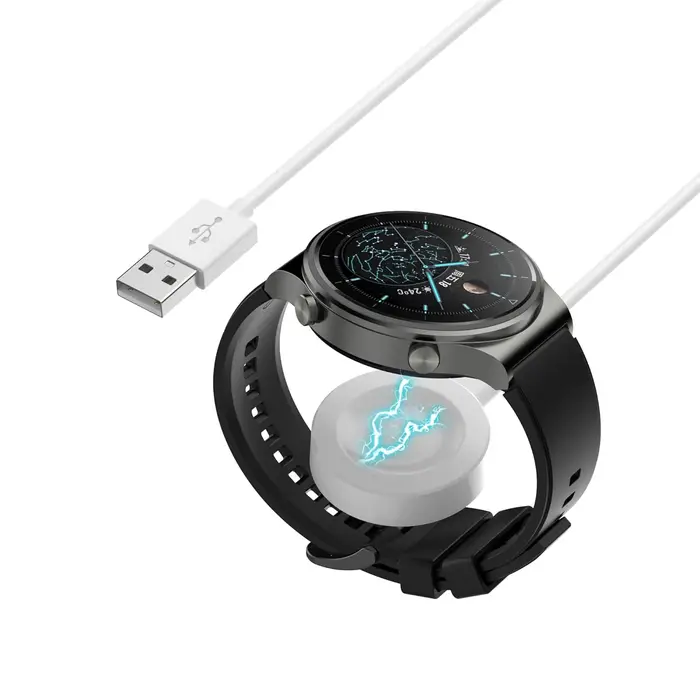 Le chargeur rapide est disponible pour Huawei Watch GT5 Pro/GT5/GT4/GT3Pro/GT3/Buds/Watch4USB
