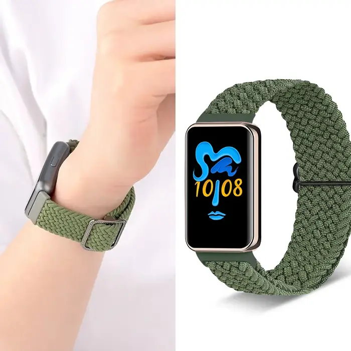 Bracelet élastique en nylon tressé pour bracelet Honor Band 10