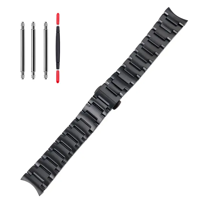 Bracelet de remplacement en acier inoxydable pour Mido Commander Gradient Smoked M021.407 'Phantom'