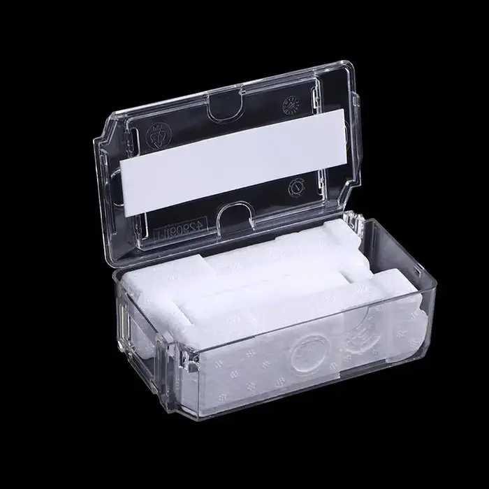 Boîte de rangement universelle pour bijoux, boîte à montres pour hommes, boîte à montres vintage transparente à grille unique, boîtes cadeaux de Noël