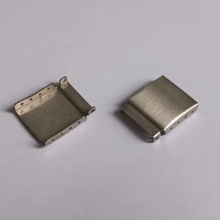 Extension de bracelet de montre couleur argent avec fermoir à maillons de 12 mm à 24 mm pour boucle