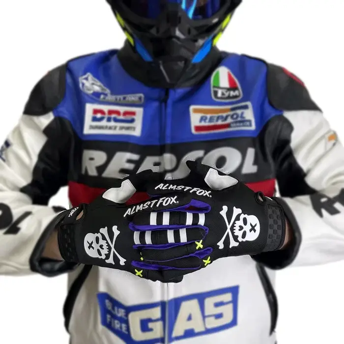 Almst Fox – gants de vélo tout terrain pour vtt MX, pour écran tactile, de cyclisme, Cool, pour Moto