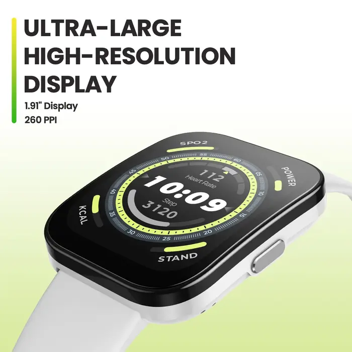 Montre connectée Amazfit Bip 5 reconditionnée, 46mm, surveillance du sommeil, fréquence cardiaque 24