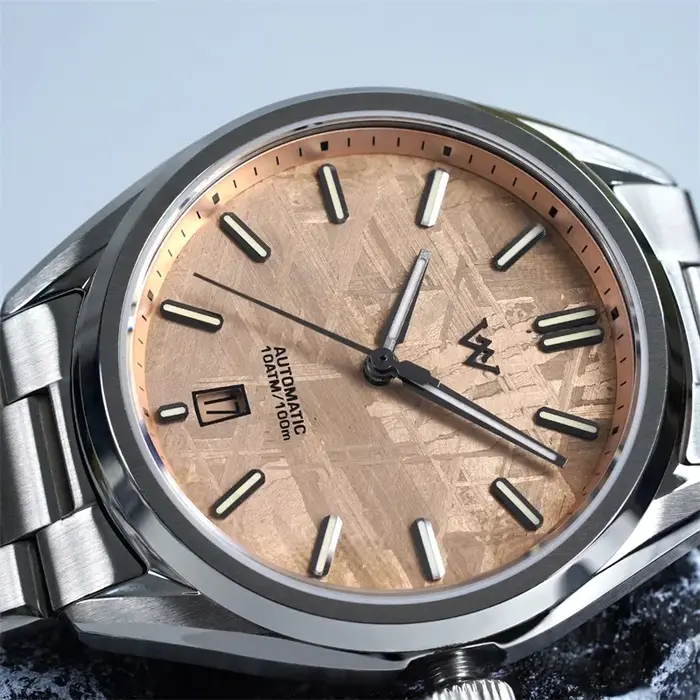WM montre automatique mécanique hommes montres NH35 saphir limité météorite série 100M étanche homme Welly Merck