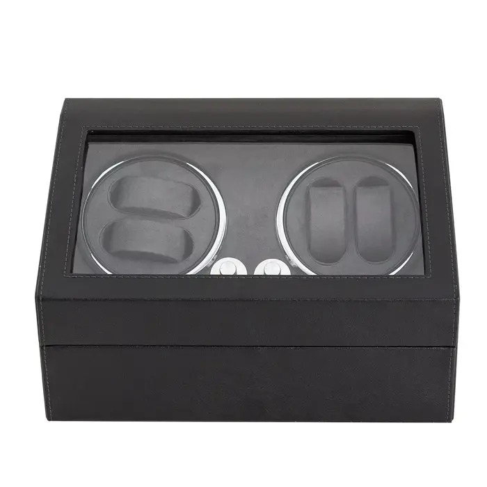 Remontoir de montre silencieux pour montres automatiques, boîte de montre rotative à LED, affichage 