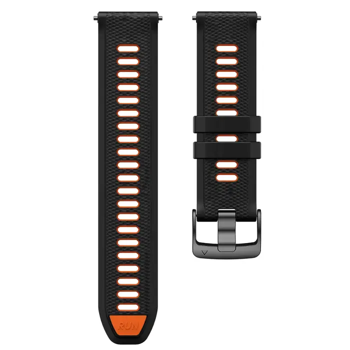 Bracelet de sport en Silicone bicolore de 20mm, pour montre de course Garmin Forerunner 235 245 158 