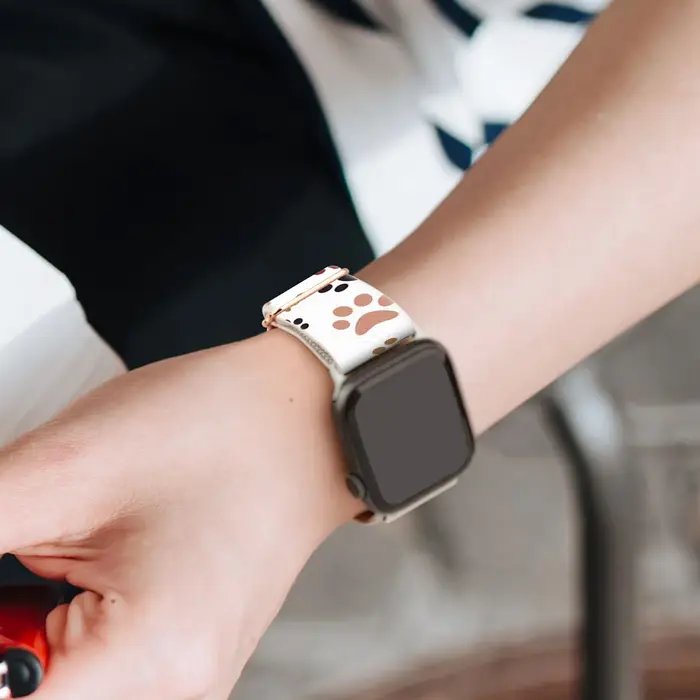 Bracelet de montre imprimé pour femme - Convient aux bracelets iWatch 38-45 mm (Série 8/7/6/5/4/3/2/1/SE)
