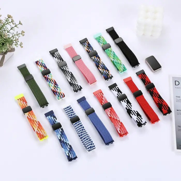 Boucle tressée magnétique pour Huawei Band 10 9 8