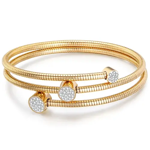 Bracelet en fil de câble en acier inoxydable pour femme
