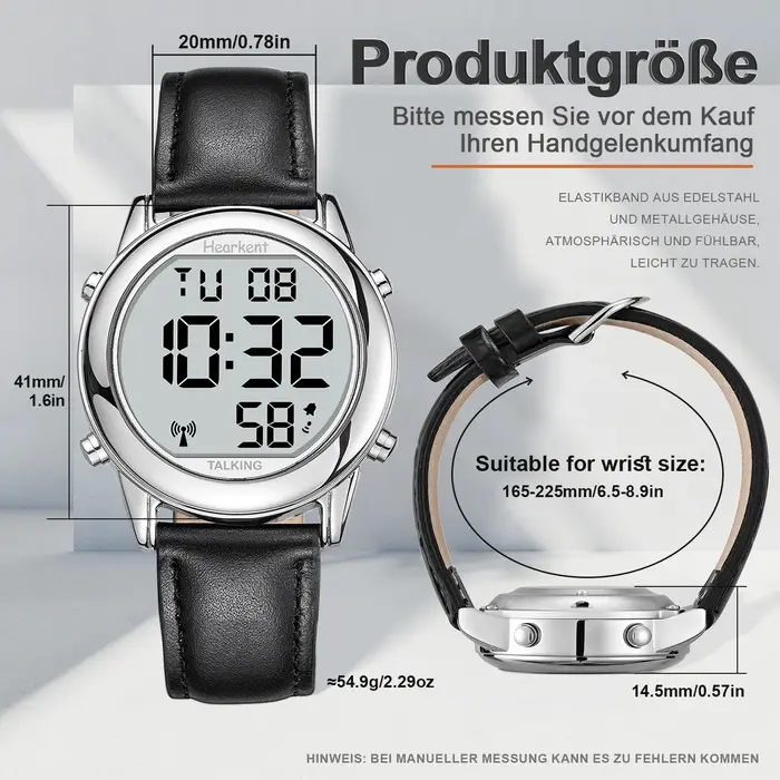 Hearkent-Montres pour hommes aveugles
