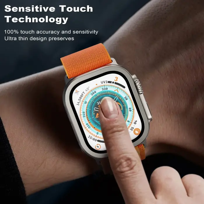 Verre trempé pour Apple Watch Ultra 3 2 49mm ultra2 ultra3 protecteur d'écran anti-rayures HD Film complet pare-chocs