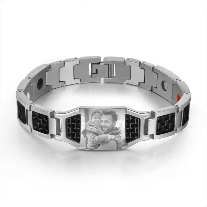 Bracelet Photo personnalisé pour hommes