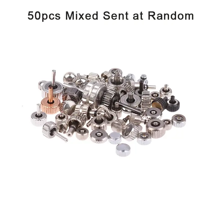 50/100 pièces accessoires de montre pièces de démontage têtes de démontage accessoires de bricolage 