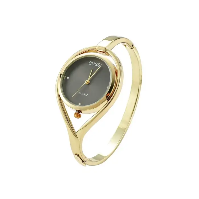 Montre-bracelet élégante pour femme, montre créative en acier inoxydable ajouré, montre à quartz sim