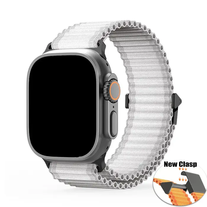Bracelet Trail Loop en nylon pour Apple Watch Ultra 3 2 49mm 44mm 46mm 45mm 40mm 42mm
