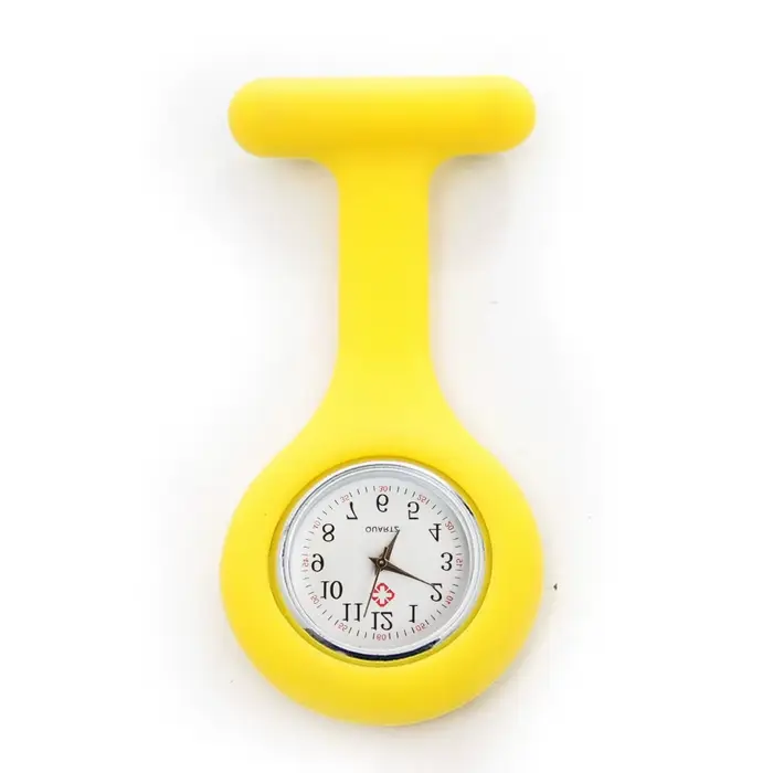 Montre de poche pour femmes, cadran à affichage numérique, horloge analogique à clipser, broche d'in
