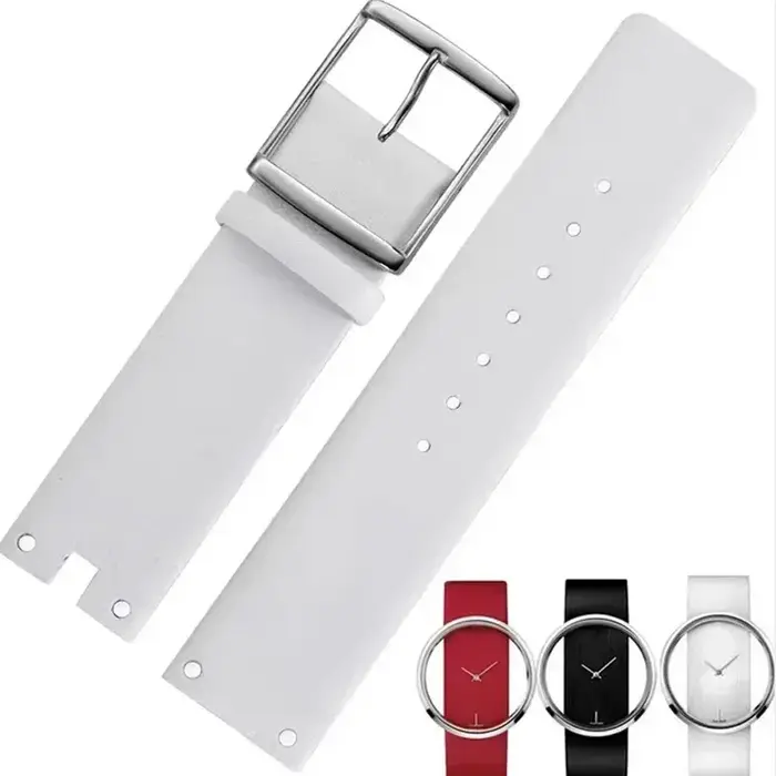 Nouveaux bracelets de montre pour CK K94231 K 9423101   Cuir véritable Durable doux pour Bracelet de