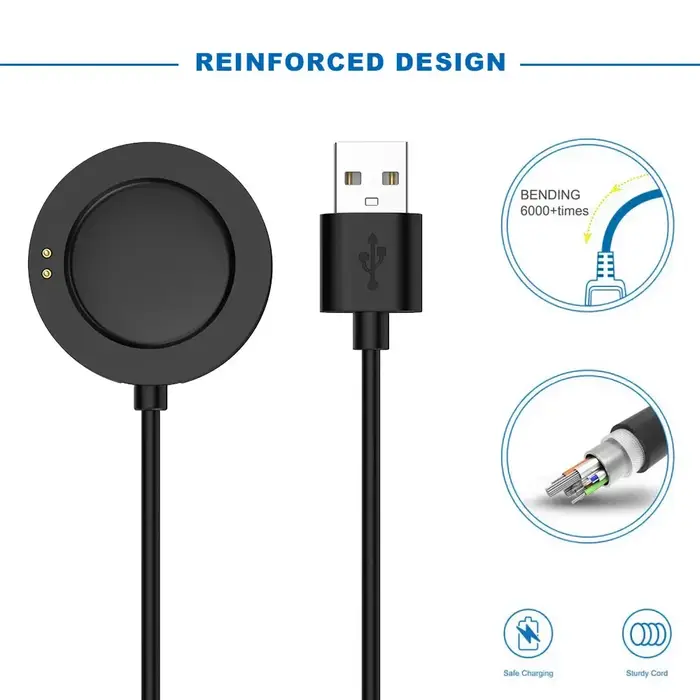 Chargeur USB pour Xiaomi Watch S3 S4 H1/Watch 2 Pro/Watch S2