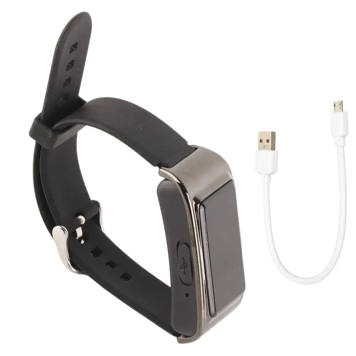 Montre Enregistreur de Caméra HD avec Réduction du Bruit, Bracelet avec Commande Vocale, pour Réunio