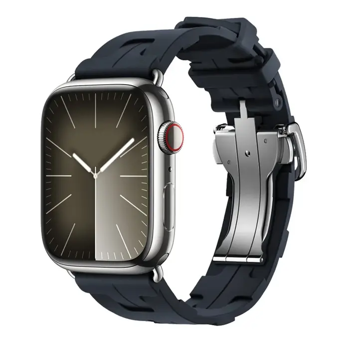 Bracelet en Silicone pour Apple Watch série 11 10 9 8 SE 3, 46mm 42mm 44mm 40mm 45mm 41mm, Bracelet 