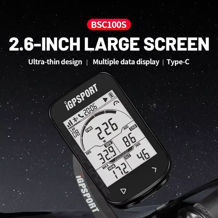 GPS Vélo Ordinateur IGPSPORT BSC100S Cycle Sans Fil Compteur De Vitesse