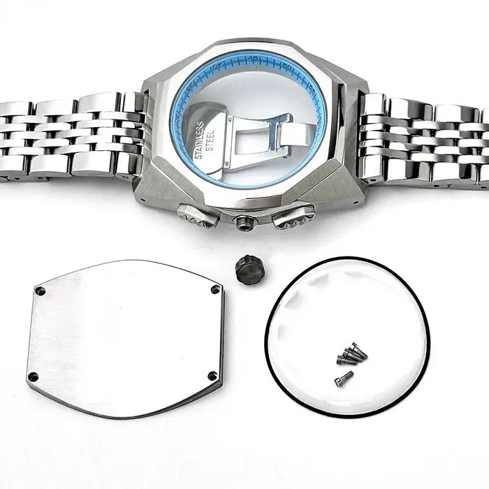 Boîtier de montre octogonal VK63 de 44