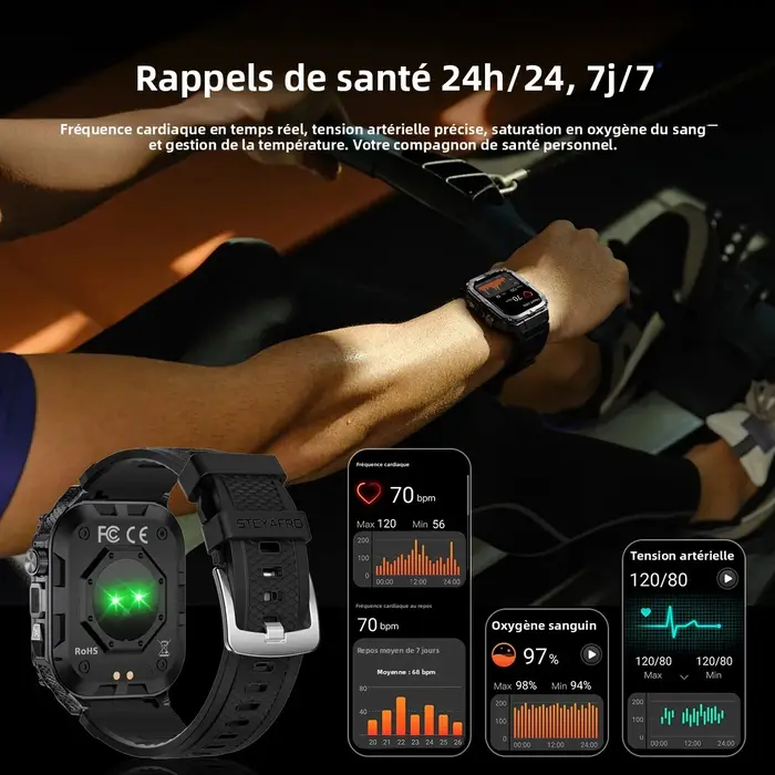 Nouvelle montre connectée pour homme 2026