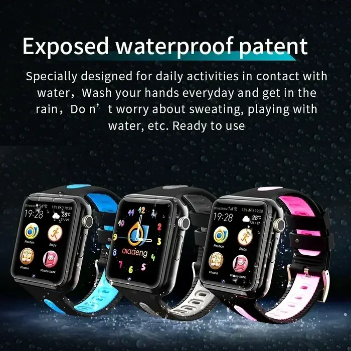 Montre intelligente Bluetooth avec traceur GPS