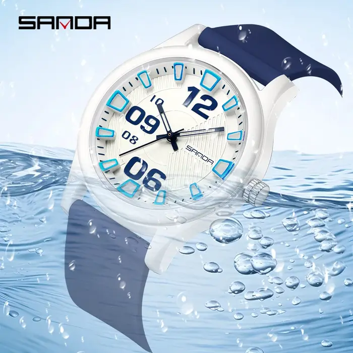 SANDA 3252 Montre à quartz étudiante mode et simple