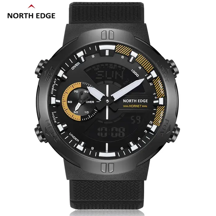 KM TH EDGE HORNET-Montre-bracelet numérique pour homme, étanche 50m, vitesse mondiale, illuminateur