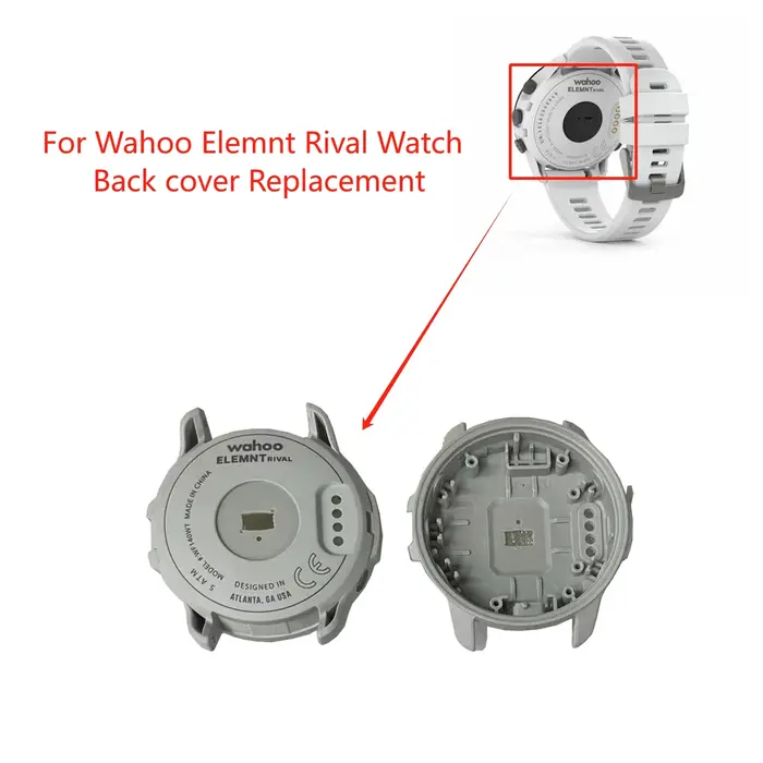 Coque arrière pour pièces de réparation de montre Wahoo Elemnt Rival