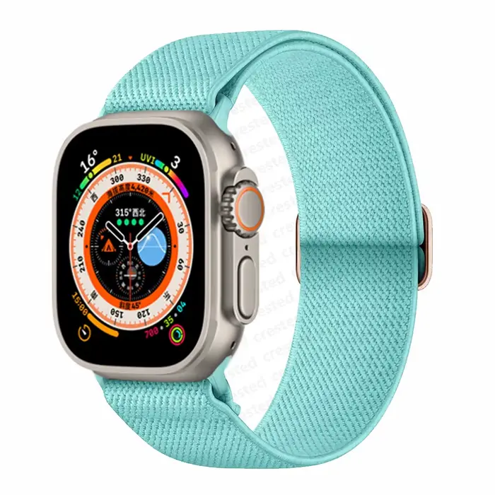 Bracelet chouchou pour bracelet de montre Apple 45mm 44mm 40mm 41mm 42mm 46mm 49mm bracelet en Nylon