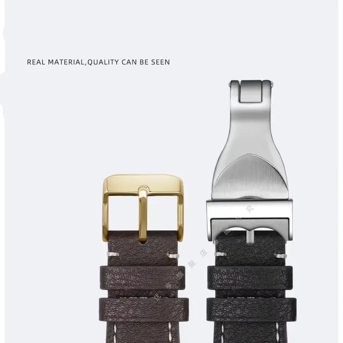 Bracelet de montre en cuir véritable